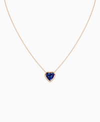 Royal Blue Lab Sapphire / Heart / 3ct