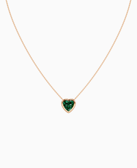 Zambian Lab Emerald / Heart / 3ct