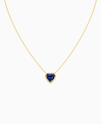 Royal Blue Lab Sapphire / Heart / 3ct