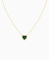 Zambian Lab Emerald / Heart / 3ct