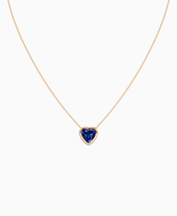 Royal Blue Lab Sapphire / Heart / 3ct