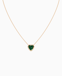 Zambian Lab Emerald / Heart / 3ct