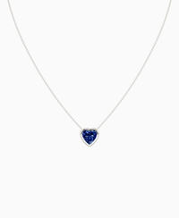 Royal Blue Lab Sapphire / Heart / 3ct