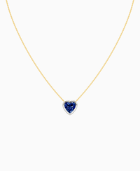 Royal Blue Lab Sapphire / Heart / 3ct
