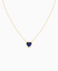 Royal Blue Lab Sapphire / Heart / 3ct