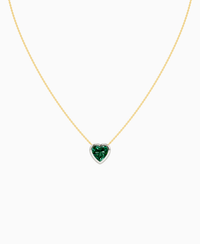 Zambian Lab Emerald / Heart / 3ct