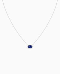 Royal Blue Lab Sapphire / Oval (EW) / 1ct