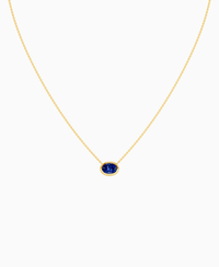 Royal Blue Lab Sapphire / Oval (EW) / 1ct