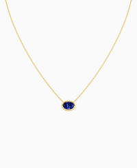 Royal Blue Lab Sapphire / Oval (EW) / 1.5ct