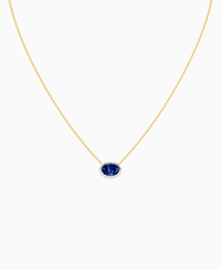 Royal Blue Lab Sapphire / Oval (EW) / 1.5ct