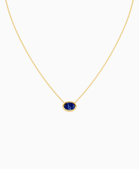 Royal Blue Lab Sapphire / Oval (EW) / 1.5ct