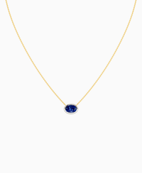 Royal Blue Lab Sapphire / Oval (EW) / 1.5ct