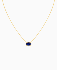 Royal Blue Lab Sapphire / Oval (EW) / 1.5ct