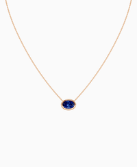 Royal Blue Lab Sapphire / Oval (EW) / 2ct