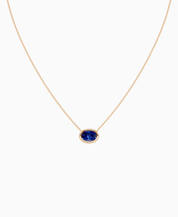 Royal Blue Lab Sapphire / Oval (EW) / 2ct