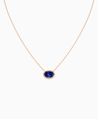 Royal Blue Lab Sapphire / Oval (EW) / 2.5ct
