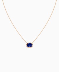 Royal Blue Lab Sapphire / Oval (EW) / 2.5ct