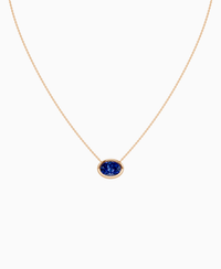 Royal Blue Lab Sapphire / Oval (EW) / 2.5ct