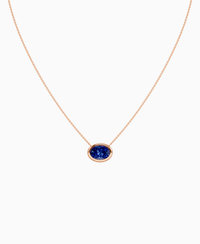 Royal Blue Lab Sapphire / Oval (EW) / 3ct