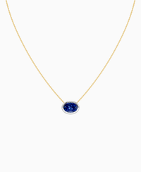 Royal Blue Lab Sapphire / Oval (EW) / 3ct