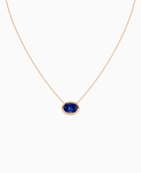 Royal Blue Lab Sapphire / Oval (EW) / 3ct