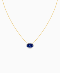 Royal Blue Lab Sapphire / Oval (EW) / 3ct