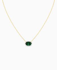 Zambian Lab Emerald / Oval (EW) / 3ct