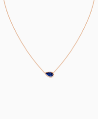 Royal Blue Lab Sapphire / Pear (EW) / 1ct