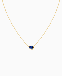 Royal Blue Lab Sapphire / Pear (EW) / 1ct