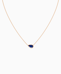 Royal Blue Lab Sapphire / Pear (EW) / 1ct