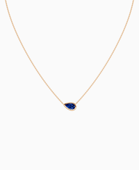 Royal Blue Lab Sapphire / Pear (EW) / 1ct