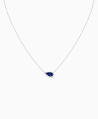 Royal Blue Lab Sapphire / Pear (EW) / 1ct