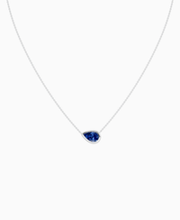 Royal Blue Lab Sapphire / Pear (EW) / 1.5ct