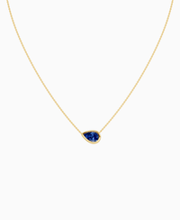 Royal Blue Lab Sapphire / Pear (EW) / 1.5ct