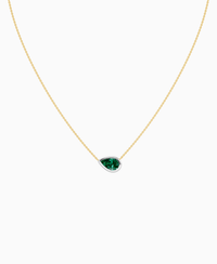 Zambian Lab Emerald / Pear (EW) / 1.5ct