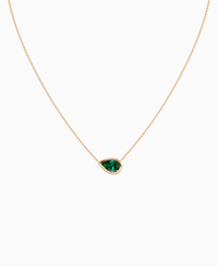 Zambian Lab Emerald / Pear (EW) / 1.5ct