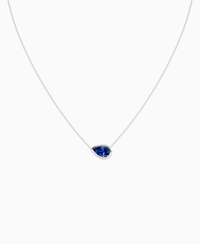 Royal Blue Lab Sapphire / Pear (EW) / 1.5ct