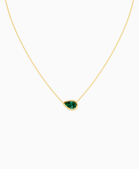 Zambian Lab Emerald / Pear (EW) / 1.5ct
