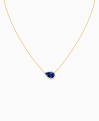 Royal Blue Lab Sapphire / Pear (EW) / 2ct