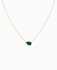 Zambian Lab Emerald / Pear (EW) / 2ct