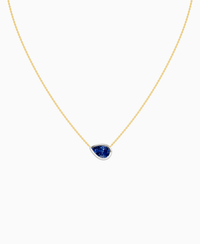 Royal Blue Lab Sapphire / Pear (EW) / 2ct