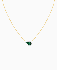 Zambian Lab Emerald / Pear (EW) / 2ct