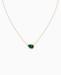 Zambian Lab Emerald / Pear (EW) / 2ct