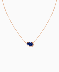 Royal Blue Lab Sapphire / Pear (EW) / 2.5ct