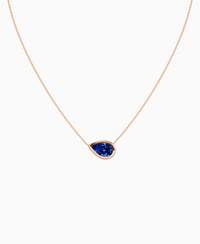 Royal Blue Lab Sapphire / Pear (EW) / 3ct