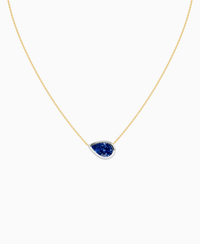 Royal Blue Lab Sapphire / Pear (EW) / 3ct