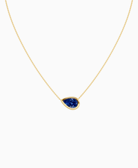 Royal Blue Lab Sapphire / Pear (EW) / 3ct