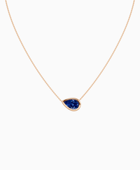 Royal Blue Lab Sapphire / Pear (EW) / 3ct