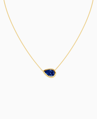 Royal Blue Lab Sapphire / Pear (EW) / 3ct