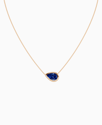 Royal Blue Lab Sapphire / Pear (EW) / 3ct